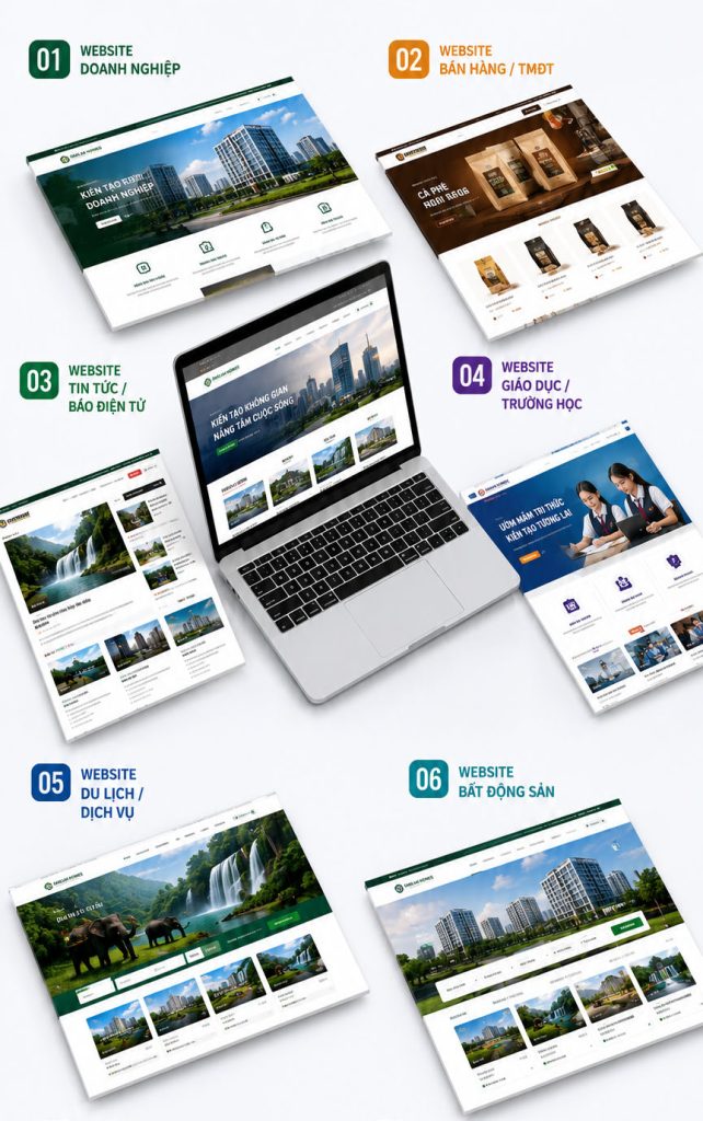 thiết kế website daklak